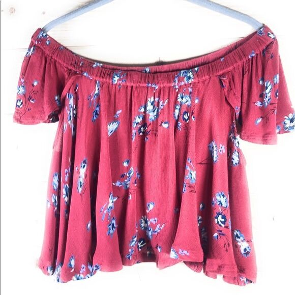 RAGA Sangria Floral Flutter Top - Picture 3 of 8